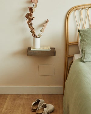 Cabecero de cama madera maciza de pino 140,5x4x100 cm - referencia  Mqm-818865