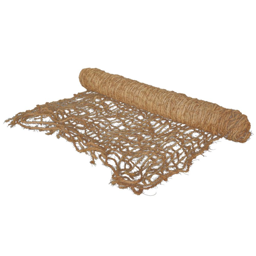 Tappetino Per Terrapieni In Fibra Di Cocco 1m X 35m - Protezione Antierosione Per Laghetti E Pendii