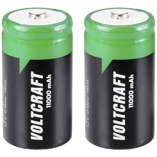 Voltcraft Hr20 Pile Rechargeable Lr20 D Nimh 11000 Mah 1 2 V 2 Pc S