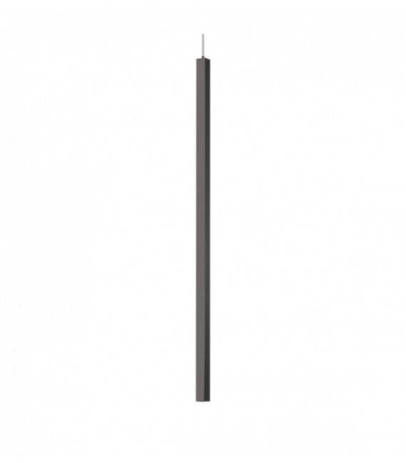 LUSSIOL Sospensione Quadra Bicolore – Lampada A Soffitto 75W, Nero/Rosso, L 40 X H 12 Cm - 4