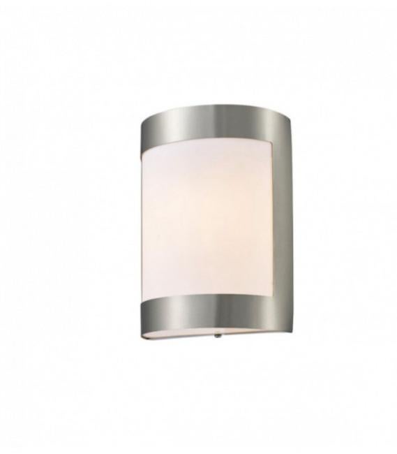 Applique murale Clayton Acier inoxydable 1 ampoule 22cm Leroy Merlin