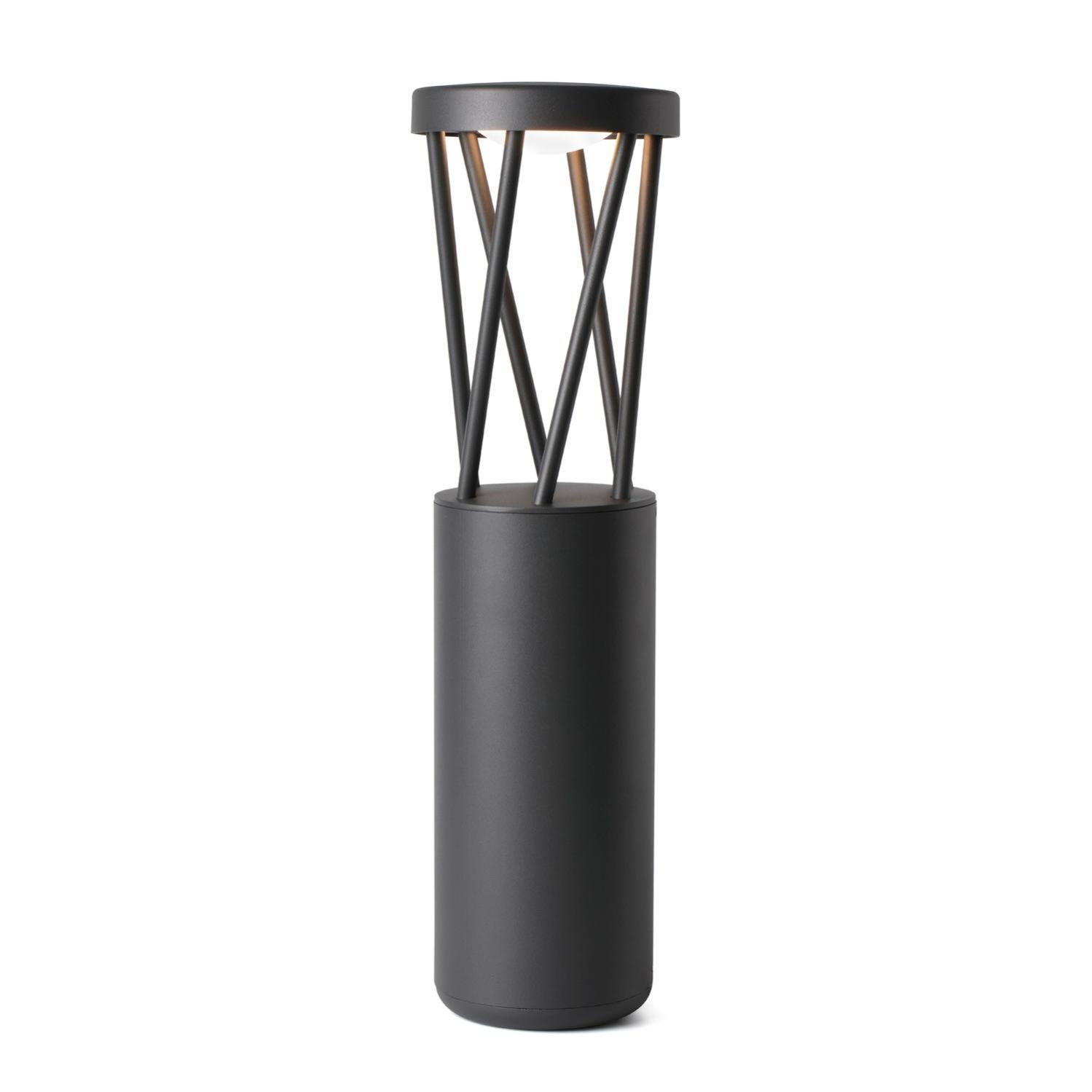 Faro Barcelona 70753 - AGRA 650 Lampada paletti grigio scuro