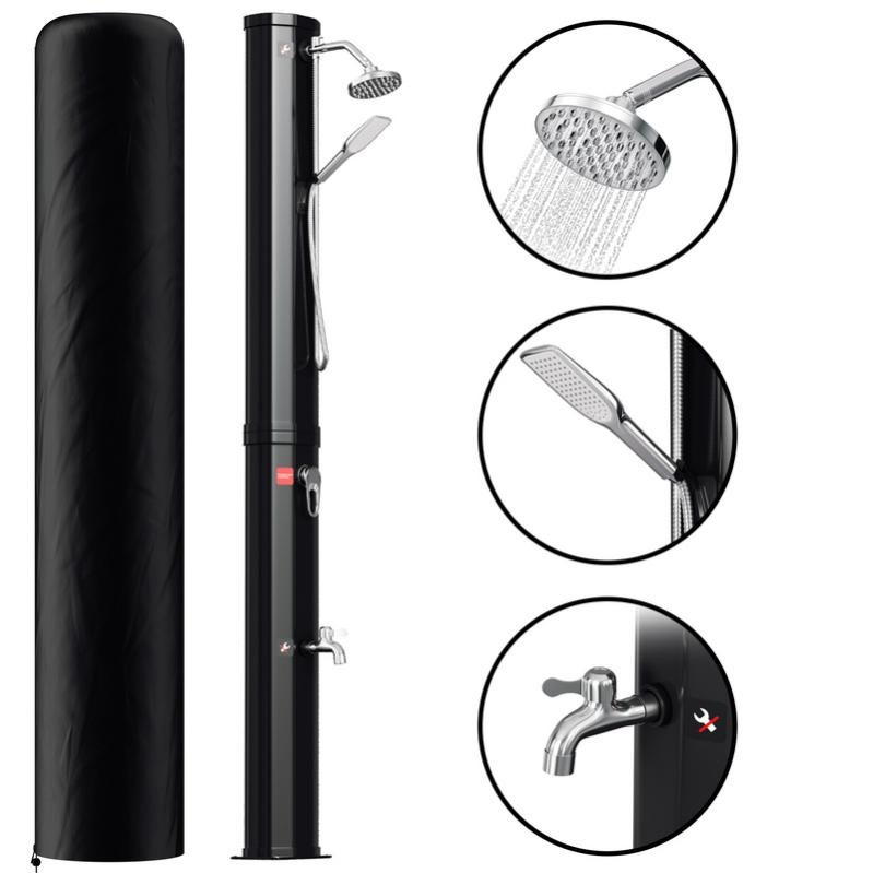 Douche solaire Douche de jardin avec pied Douche extérieure Douche