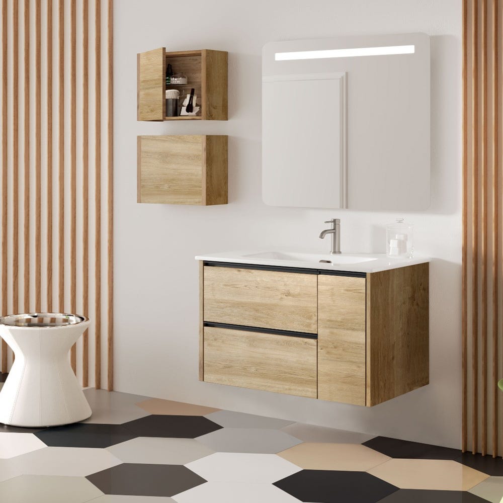 Mueble de baño organizador de madera