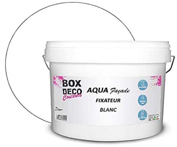 Fixateur façade peinture acrylique murale extérieure aspect satin Aqua façade 10L 100m