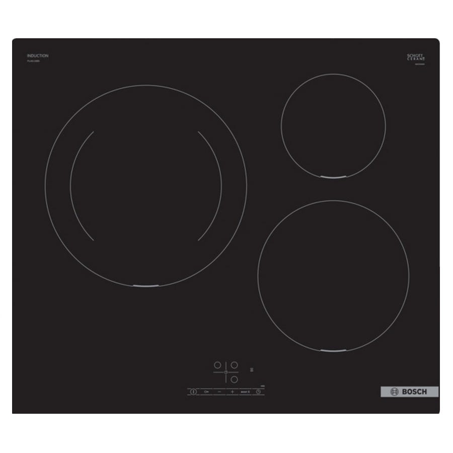 Plaque de cuisson à induction avec hotte aspirante à fleur Bosch PVS601B16E  60 cm 4 zones de cuisson autonome - HORNBACH