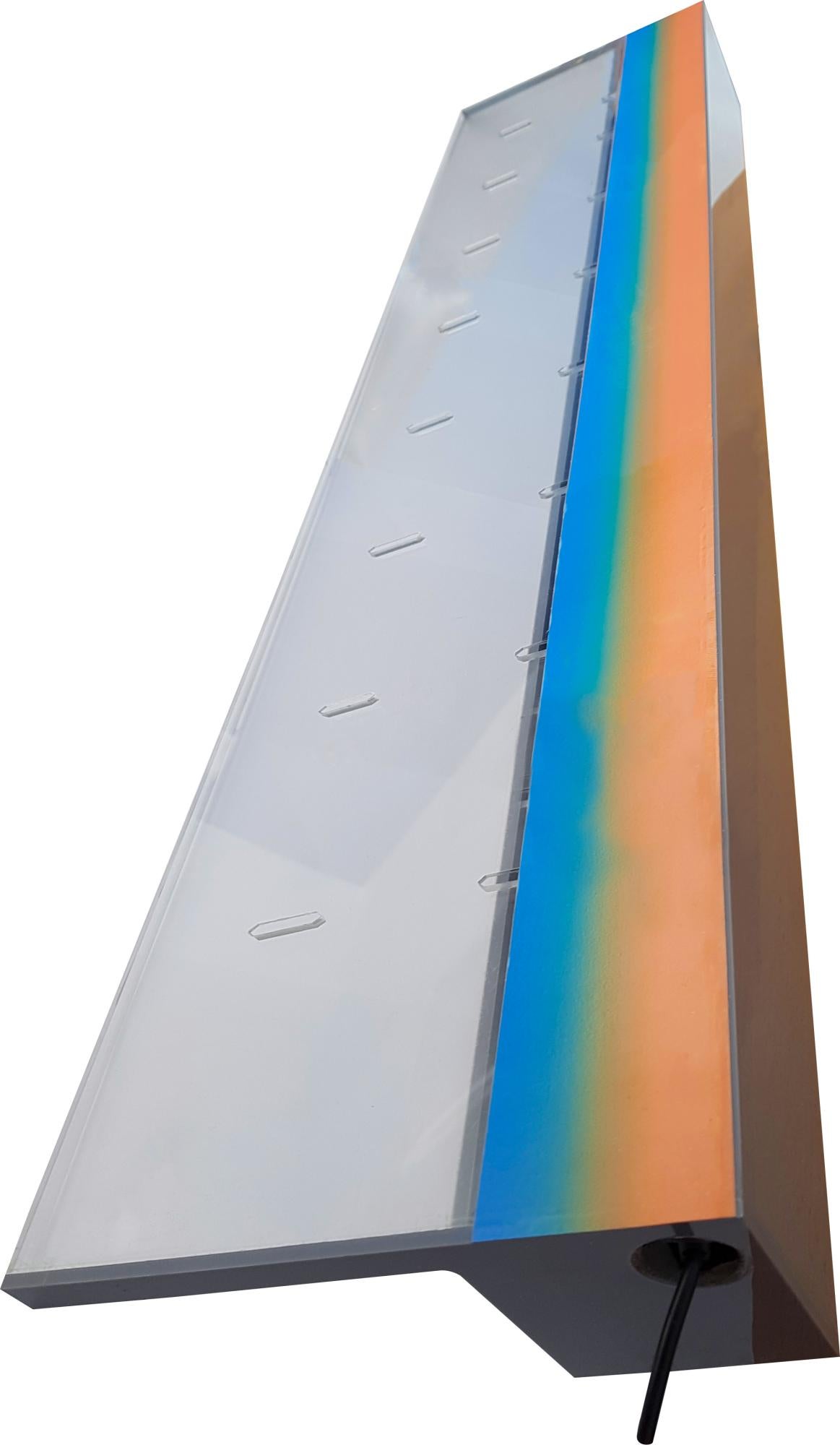 Cascada Acrílica Led Rgb Con Transformador Y Control Remoto 900*120Mm