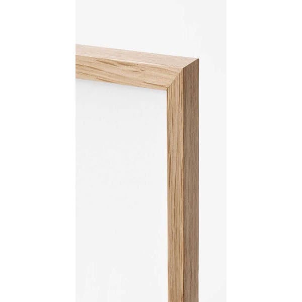 FramesFactory Marco de madera New Basic 30x30 cm - roble - vidrio  artificial
