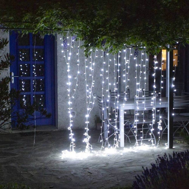 LA BOUTIQUE DE Noël - Rideau lumineux LED stalactite 6 mètres