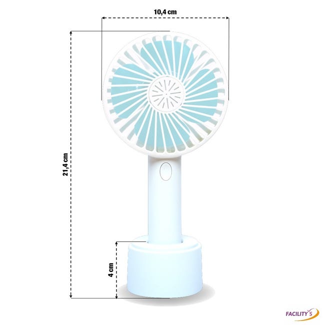 Elixir - Turbine ventilateur de poche USB charge bureau mini ventilateur  extérieur portable grand vent ventilateur de poche blanc - Ventilateurs -  Rue du Commerce