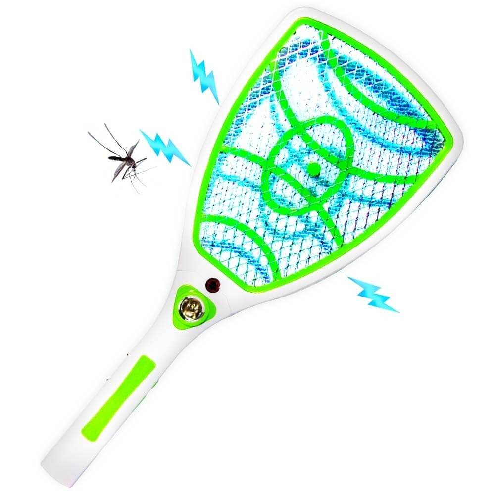 Raquette électrique tue Antimoustiques mouches insectes volants