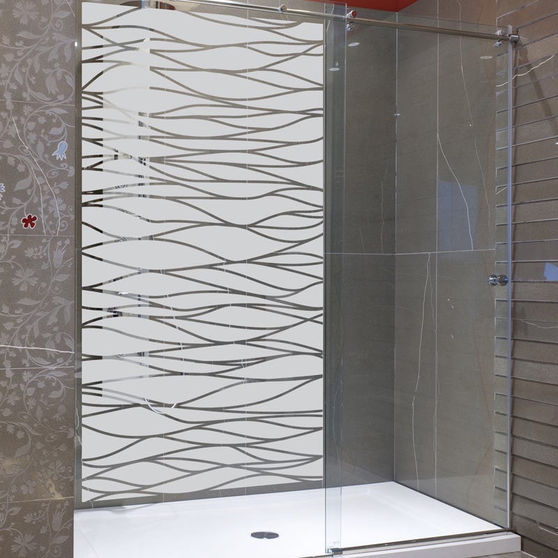 Adesivo porta di doccia L'oceano - Sticker adesivo - adesivi murali -  190X105cm