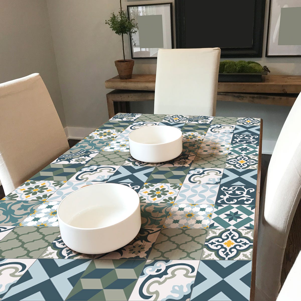 Vinilos azulejos de los mueble - muebles decorativos adhesivos