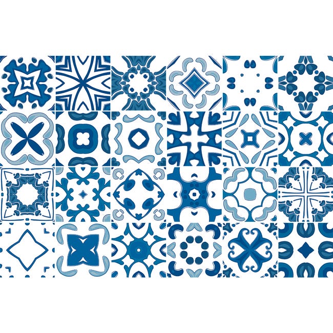 24 Vinilos Muebles De Azulejos Lino - Adhesivo De Pared - Revestimiento  Sticker Mural Decorativo - 60x90cm-24stickers15x15cm con Ofertas en  Carrefour