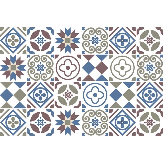 9 Vinilos Azulejos Eviana - Adhesivo De Pared - Revestimiento Sticker Mural  Decorativo - 30x30cm-9stickers10x10cm con Ofertas en Carrefour