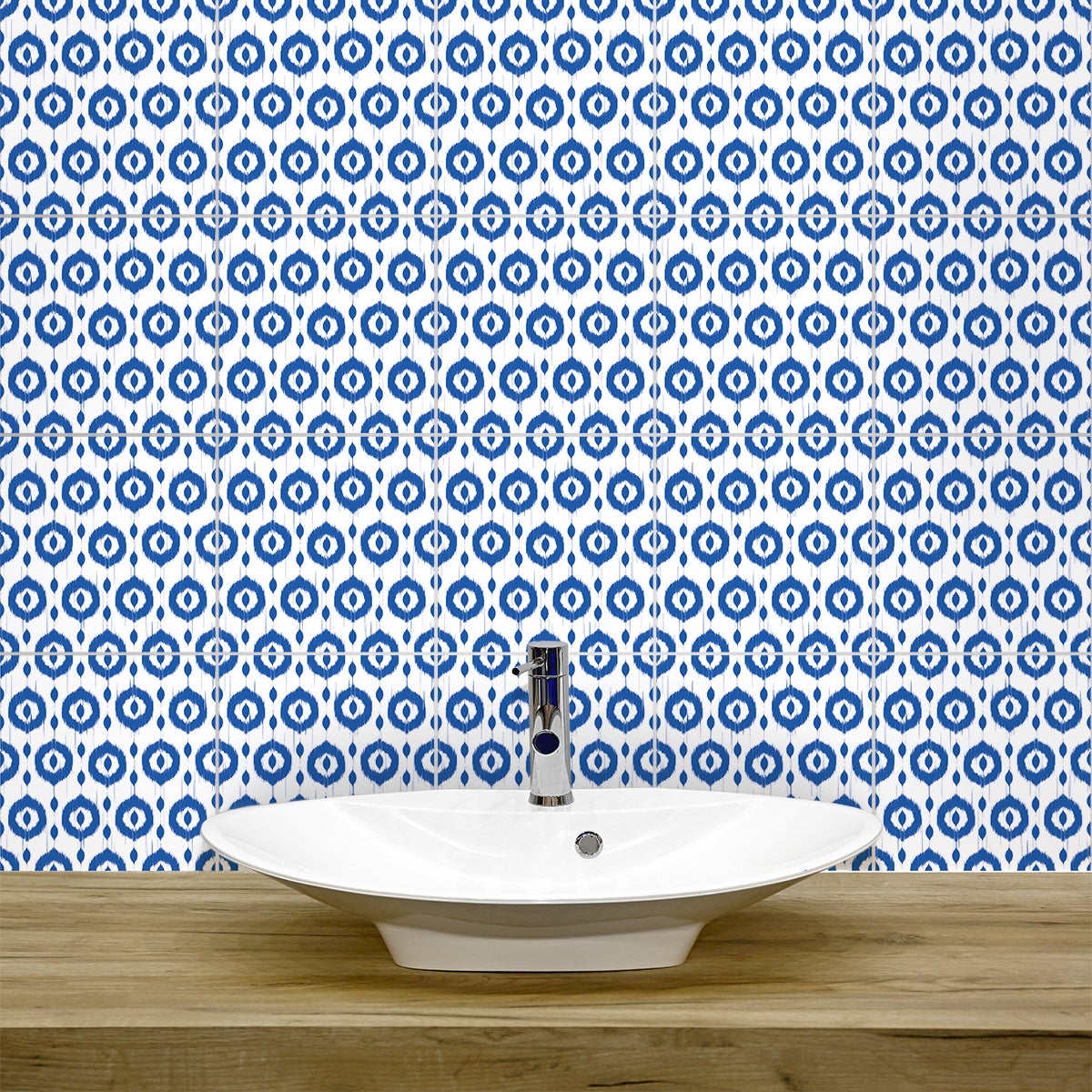 9 Vinilos Azulejos Eviana - Adhesivo De Pared - Revestimiento