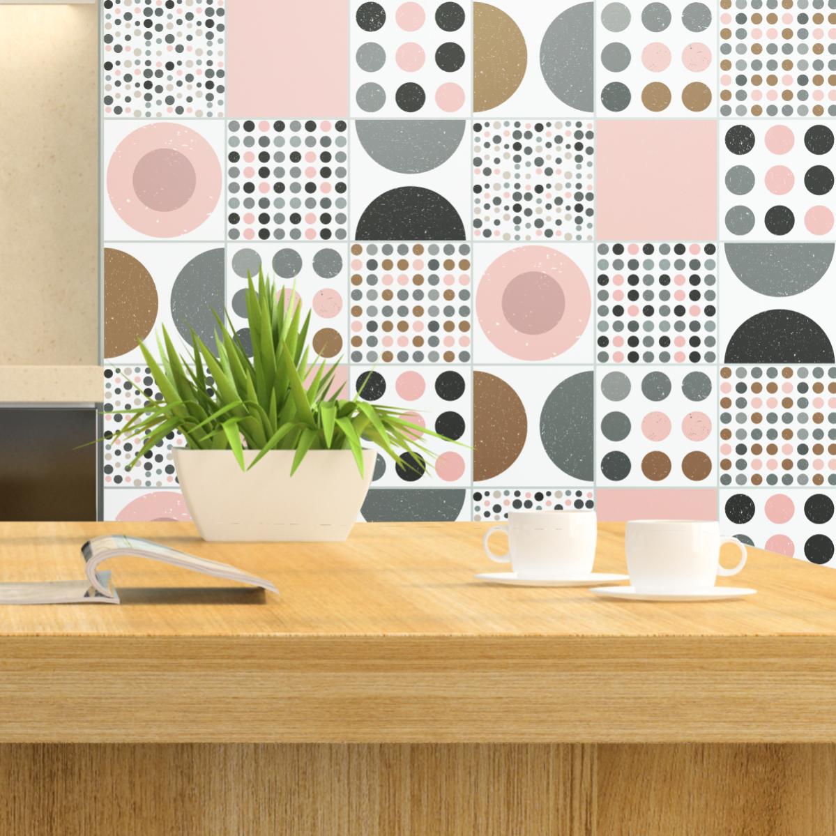 Vinilo muebles escandinavos zack - adhesivo de pared - revestimiento  sticker mural decorativo - 40x60cm