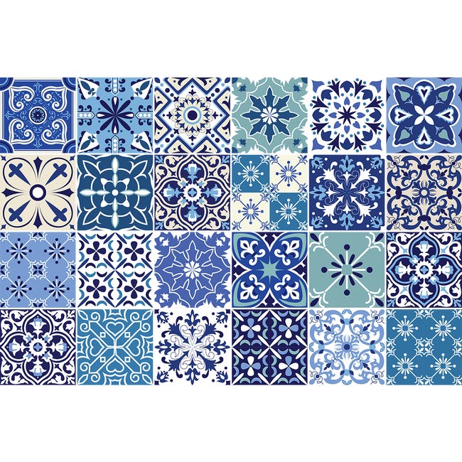 24 Vinilos Azulejos Alionsa - Adhesivo De Pared - Revestimiento Sticker  Mural Decorativo - 80x120cm-24stickers20x20cm con Ofertas en Carrefour