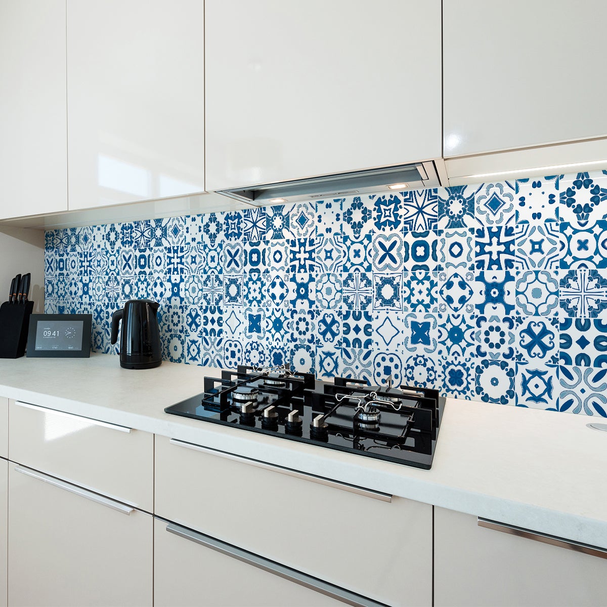 24 vinilos azulejos spritziana - adhesivo de pared - revestimiento