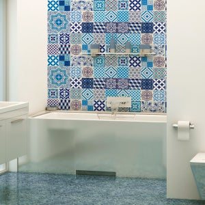 30 vinilo baldosas azulejos Elettra - adhesivo de pared