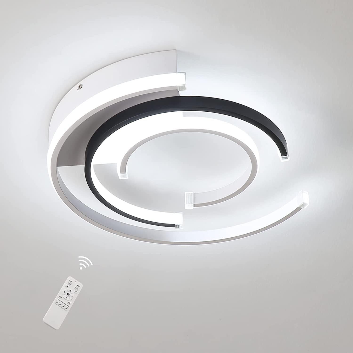 Plafoniera 20W 40cm Nuvola LED Telecomando Dimmerabile 3000K - 6000K Moderna Bianca Cameretta Bambini Cameretta Ulisem