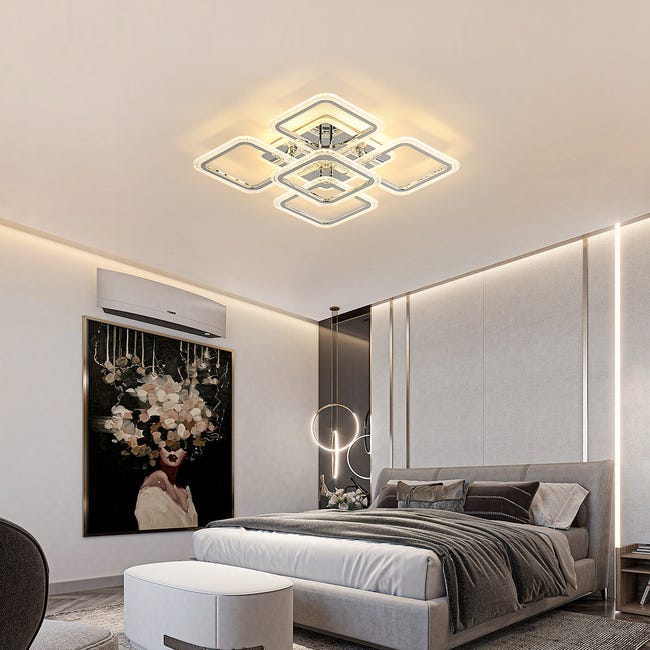 LUZ LED moderna de techo Sala de estar dormitorio Luz LED de techo Lámpara  Cocina luces de techo - China Lámpara de techo, lámpara de techo