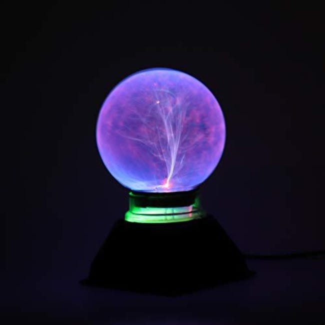 Lampe plasma avec globe tactile