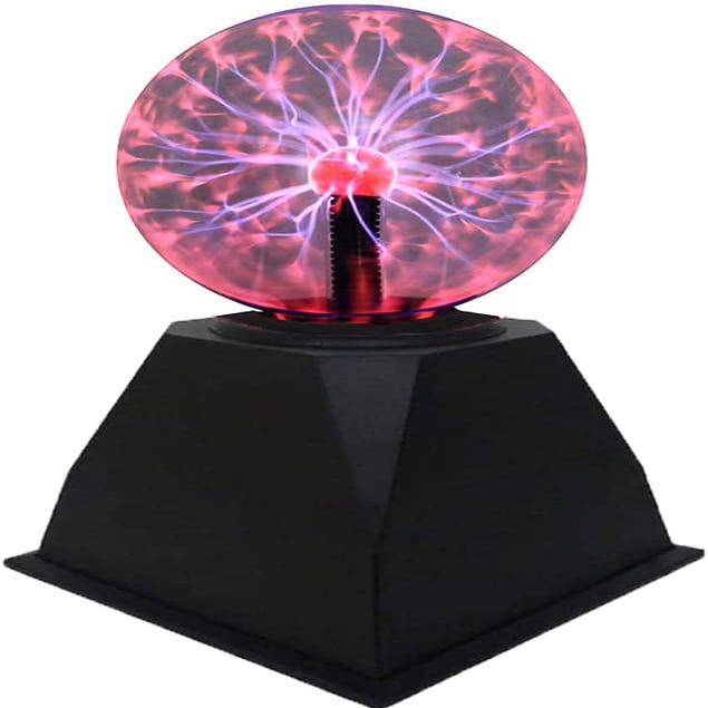 Lampe Boule Plasma Magique De 3 Pouces, Veilleuse Tactile Sensible