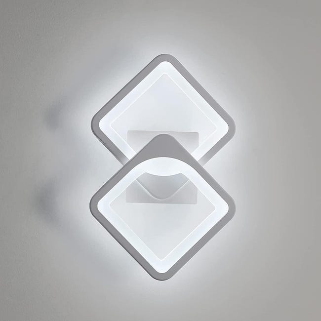 Applique LED Da Parete 20W Moderna - Lampada A Muro Bianco Freddo Per Interni - Foto 5