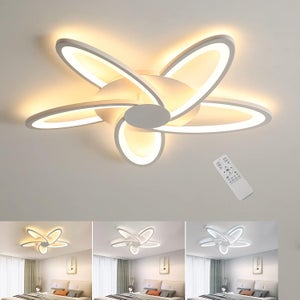 Plafonnier LED Dimmable, 40W 3500LM Lampe de Plafond Moderne avec