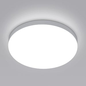 Plafon Led Techo,32W Modernas Lámpara de Techo,Oval Blanca Luz de
