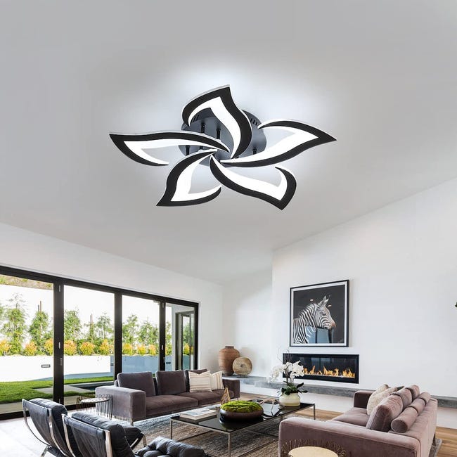 Plafonnier Nuage,32w Lampe de Plafond LED Créatif avec Dimmable
