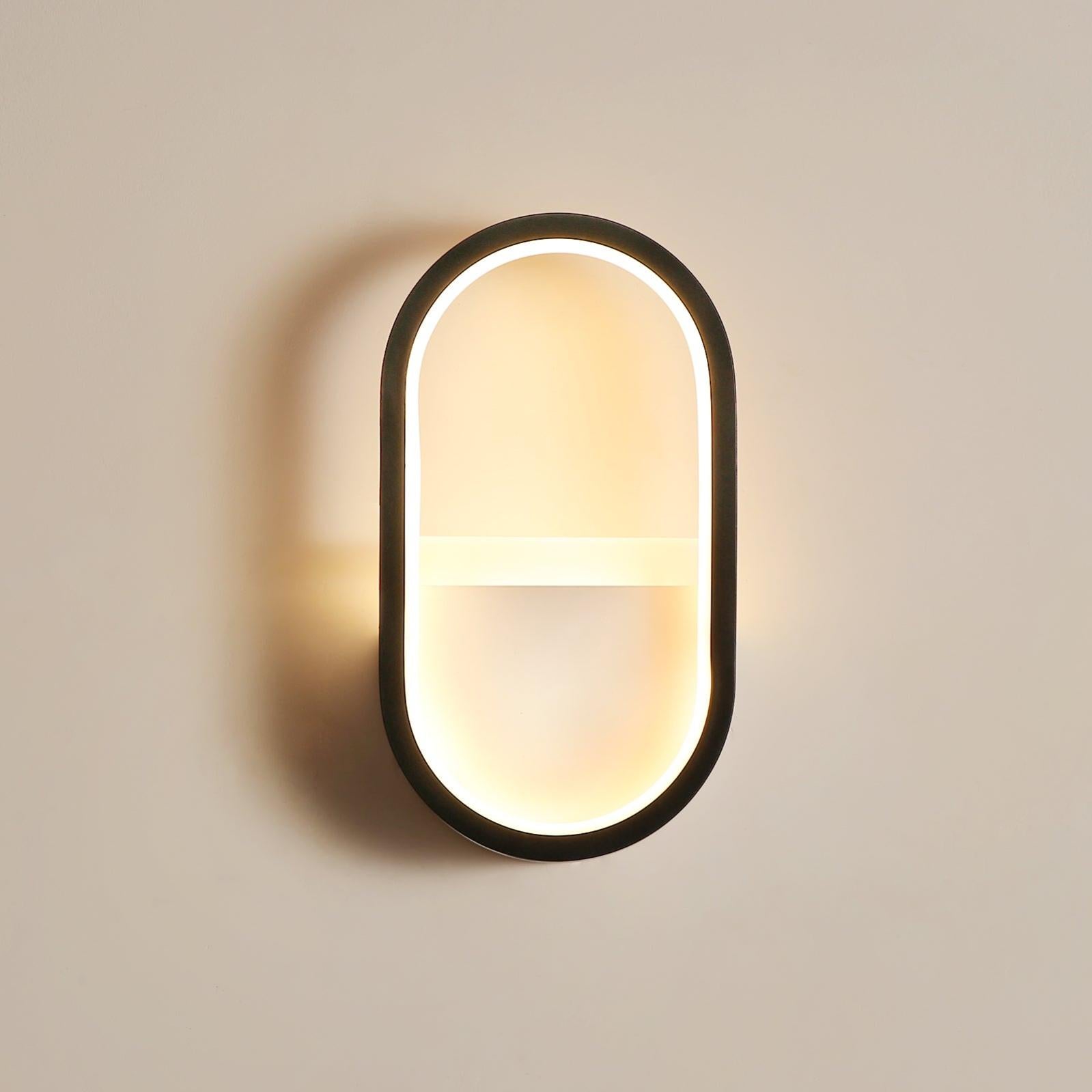 Goeco Applique LED, Lampada Da Parete Interno, 20W Moderno A Muro 3000K