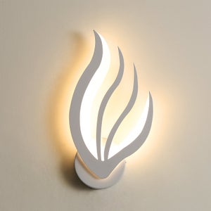 Applique Murale Intérieur LED 9W Avec Prise, Lampe Murale Tactile Dimmable  Lampe de Chevet Rotatif 350°, 3000k Blanc Chaud Réglable Liseuse pour  Salon, Chambre, Escalier, Couloir, Bureau,Blanc : : Luminaires et  Éclairage