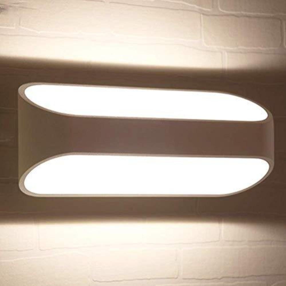 HLFVLITE 6W Lampada da Parete per Interni/Esterno LED Moderno Su e Giù Applique Da Esterno, Applique da Parete in Alluminio Nero, IP65 Impermeabile, 3000K Bianco Caldo HLFVLITE 6W Lampada da Parete per Interni/Esterno LED Moderno Su e Giù Applique Da Esterno, Applique da Parete in Alluminio Nero, IP65 Impermeabile, 3000K Bianco Caldo