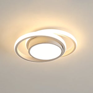 Plafonnier LED, Luminaire Plafonnier Chambre, 42W 4000lm, Rond Lampe de  plafond Moderne pour Chambre Salon Cuisine, Dia 40cm (Rond, Noir) Lumière  Chau