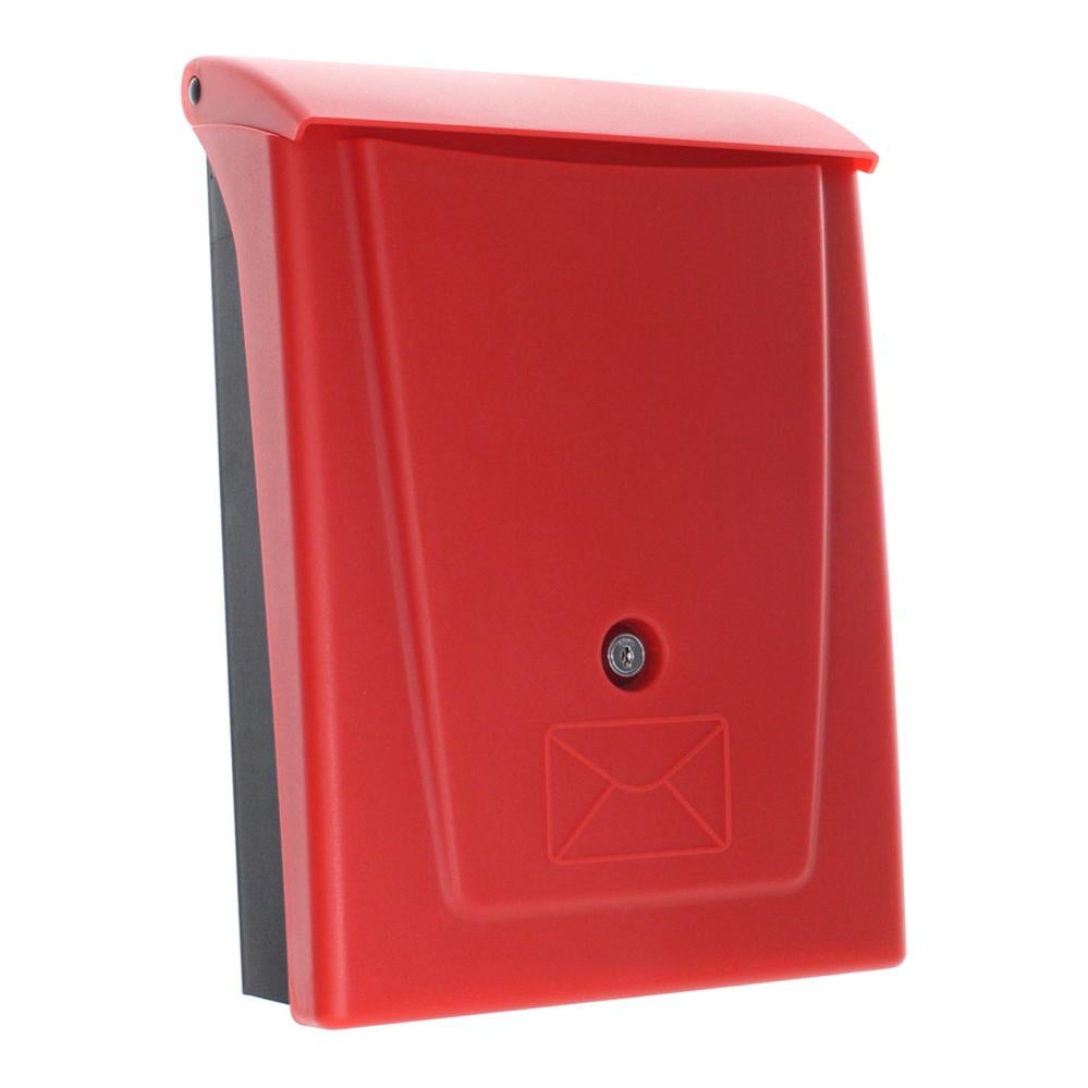 Boîte aux Lettres en plastique Profirst Mail PM 780 noire/rouge | Leroy ...