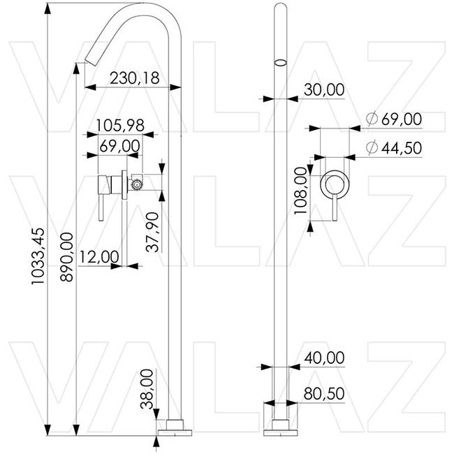 Ducha empotrada termostática techo redonda negro mate Serie Jucar – VALAZ –  Fabricación y comercialización de grifería