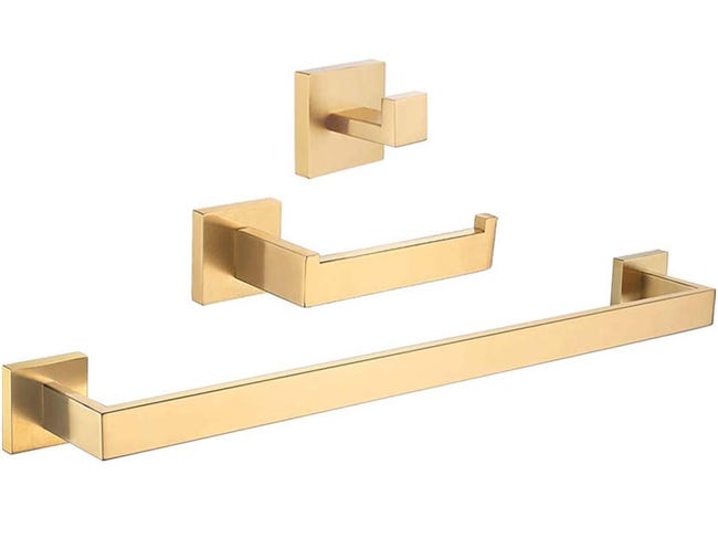 ACCESSORI BAGNO MARCA BONGIO KONTIKI NUOVO BIANCO/ORO ACCESSORI BAGNO MARCA BONGIO KONTIKI NUOVO BIANCO/ORO