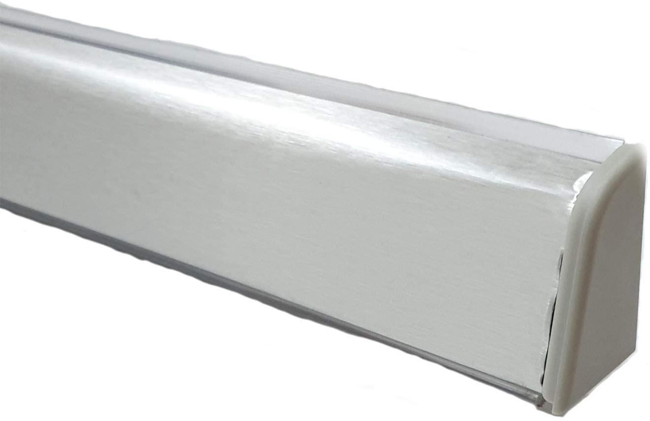 Alzatina Per Top Cucina 1 Metro - In PVC Bianco, Con Finali, Spalletta Per Piano Cottura - Foto 4