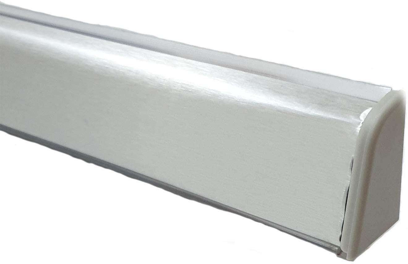 Alzatina Per Top Cucina 1 Metro - In PVC Bianco, Con Finali, Spalletta Per Piano Cottura - Foto 4