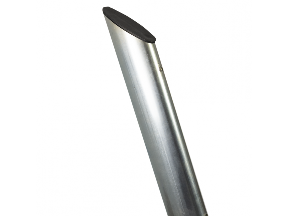 Poteau Pour Voiles Ombrage En Acier Galvanisé Hauteur Réglable 275cm Avec Base 75° Leroy Merlin