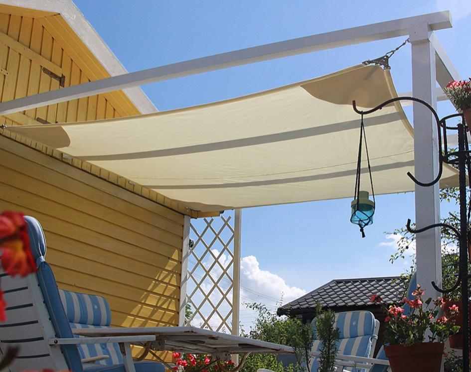 Vela Ombreggiante Rettangolare 3x2 m, Tenda da Sole per Esterno