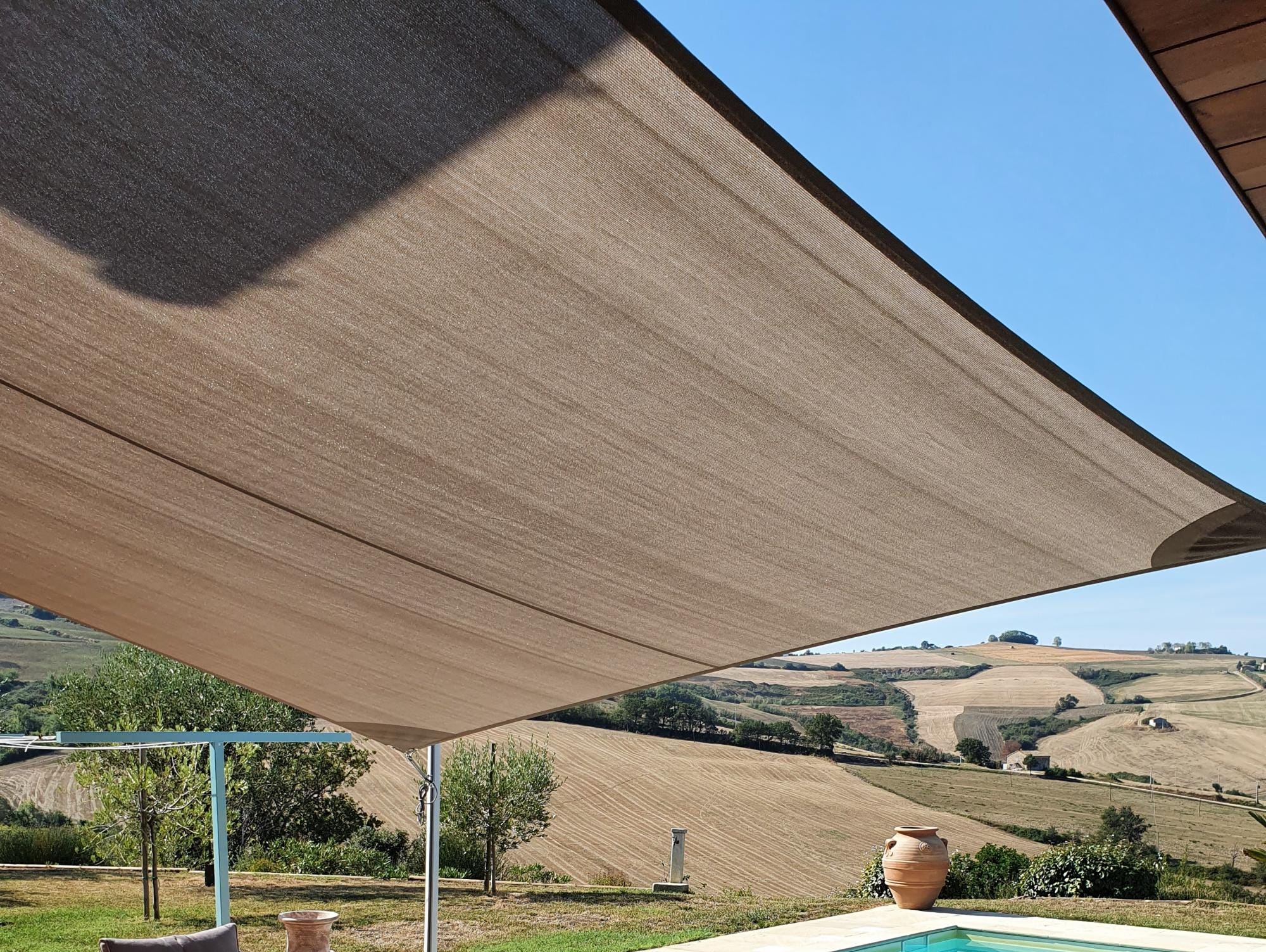 MAANTA Voile D Ombrage Ajour e Qualit Premium Rectangulaire 3x6m maanta-voile-d-ombrage-ajour-e-qualit-premium-rectangulaire-3x6m