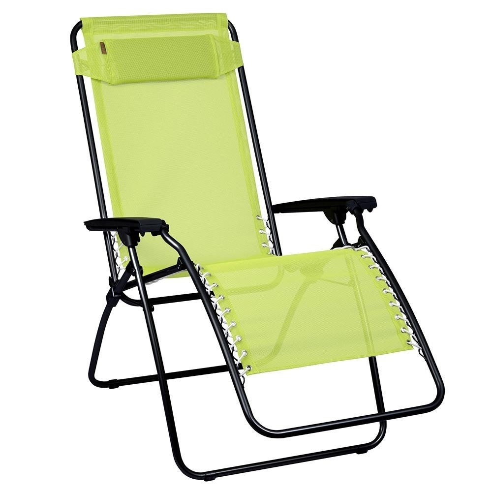 TERRE JARDIN - Fauteuil transat pliant avec accoudoirs | Leroy Merlin