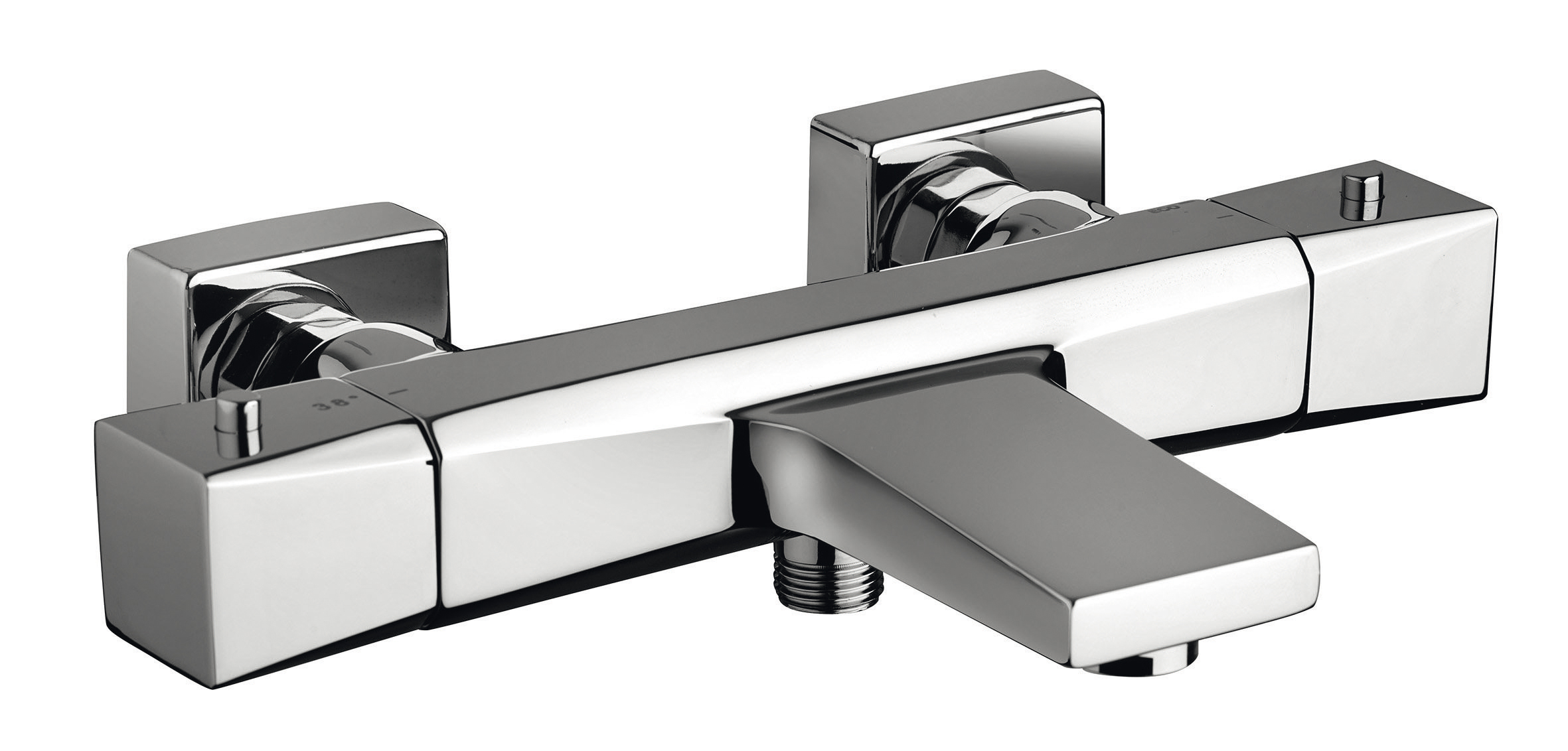 Mitigeur thermostatique bain/douche mural VENTUS Leroy Merlin