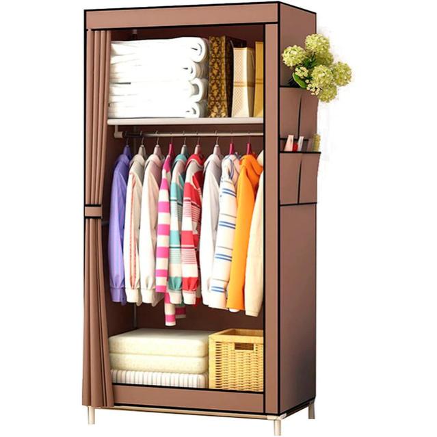 Organizer Da Appendere Per Armadio 2 Pezzi – 8 Ripiani Con Tasche In Rete, Porta Scarpe E Cappelli, 108 Cm, Nero