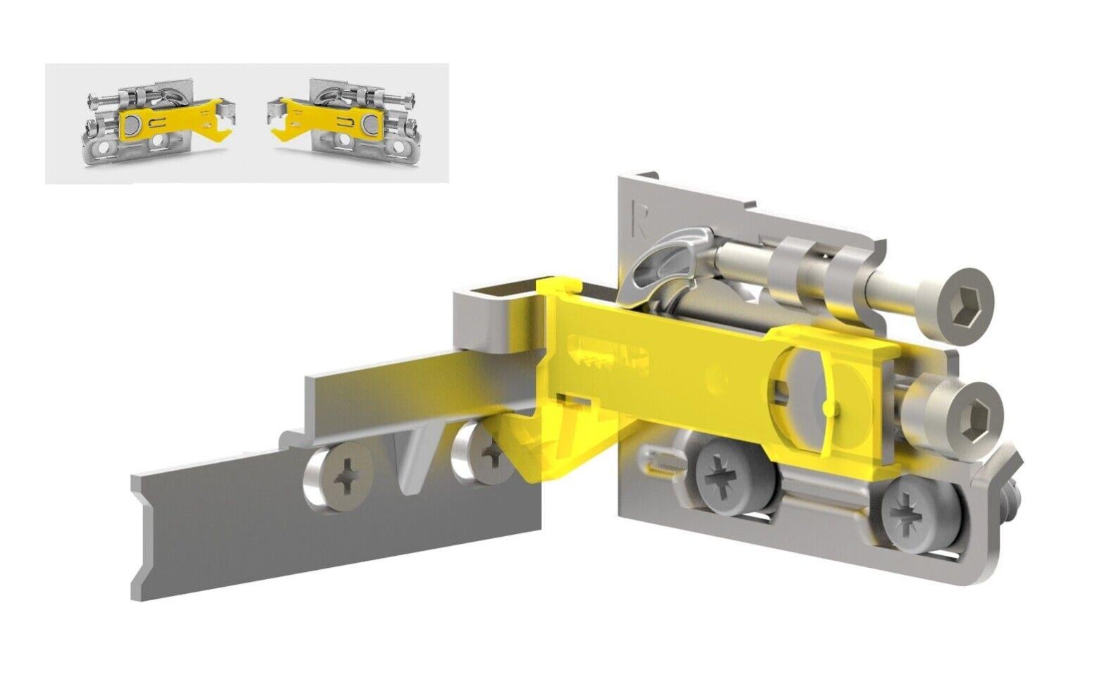 4 Pezzi Fucili Ganci Per Fucile Gancio Per Pistola In Acciaio - Foto 7