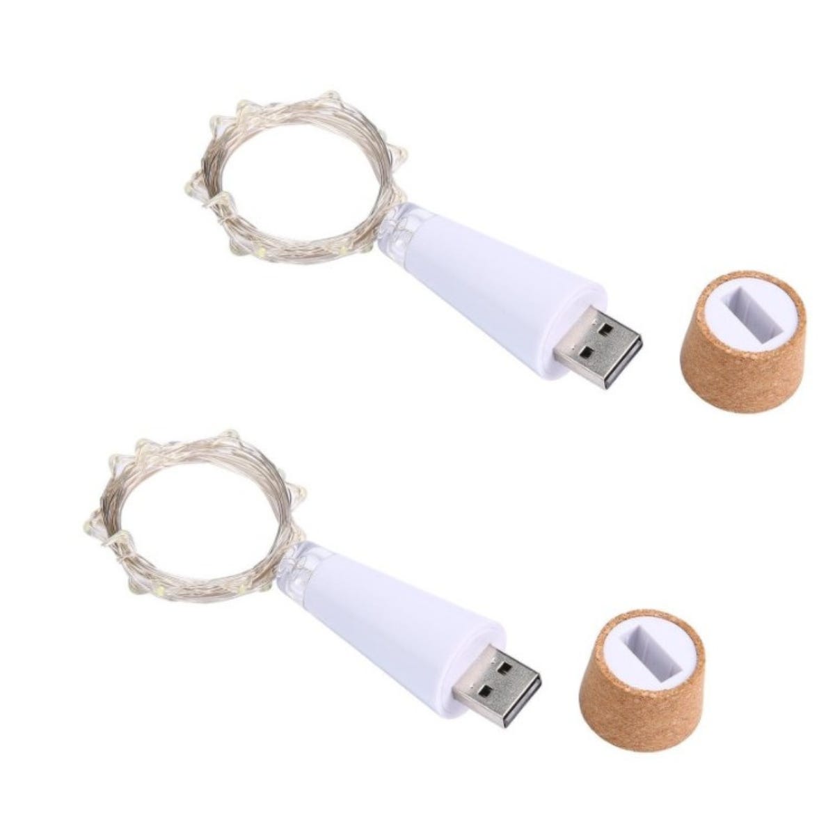 Bouchon lumineux rechargeable USB