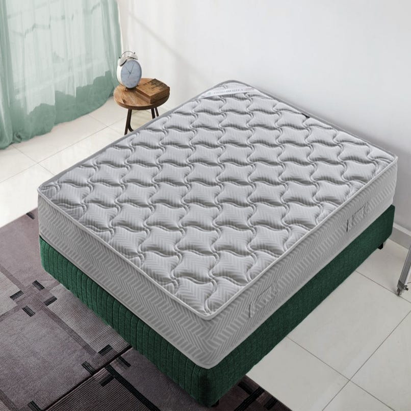 MaterassieDoghe - colchón 150x200 de espuma de agua, 14 cm de altura,  ortopédico, de alta densidad, funda extraíble